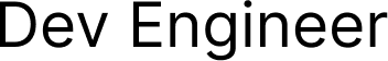Dev Engineer